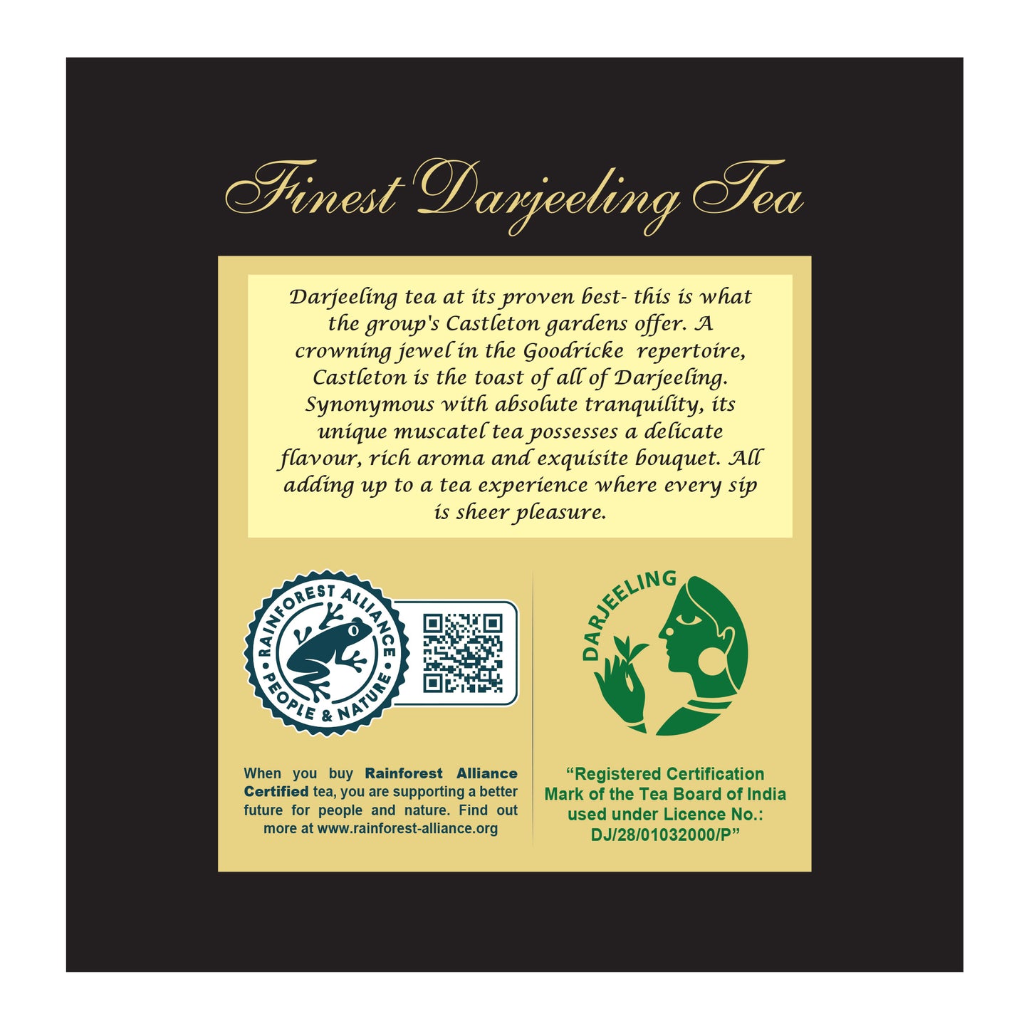 Castleton Vintage Darjeeling Tea - 100 gm (pack of 4)