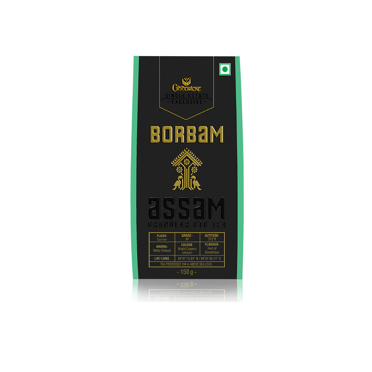 Borbam Single Estate Assam CTC Tea - 150gm (Pack of 3)