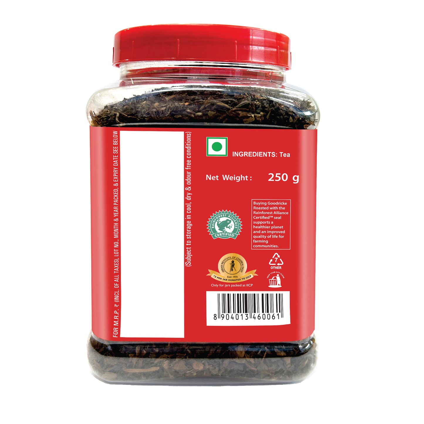 Roasted Organic Darjeeling Tea-250 gm (Pack of 4)