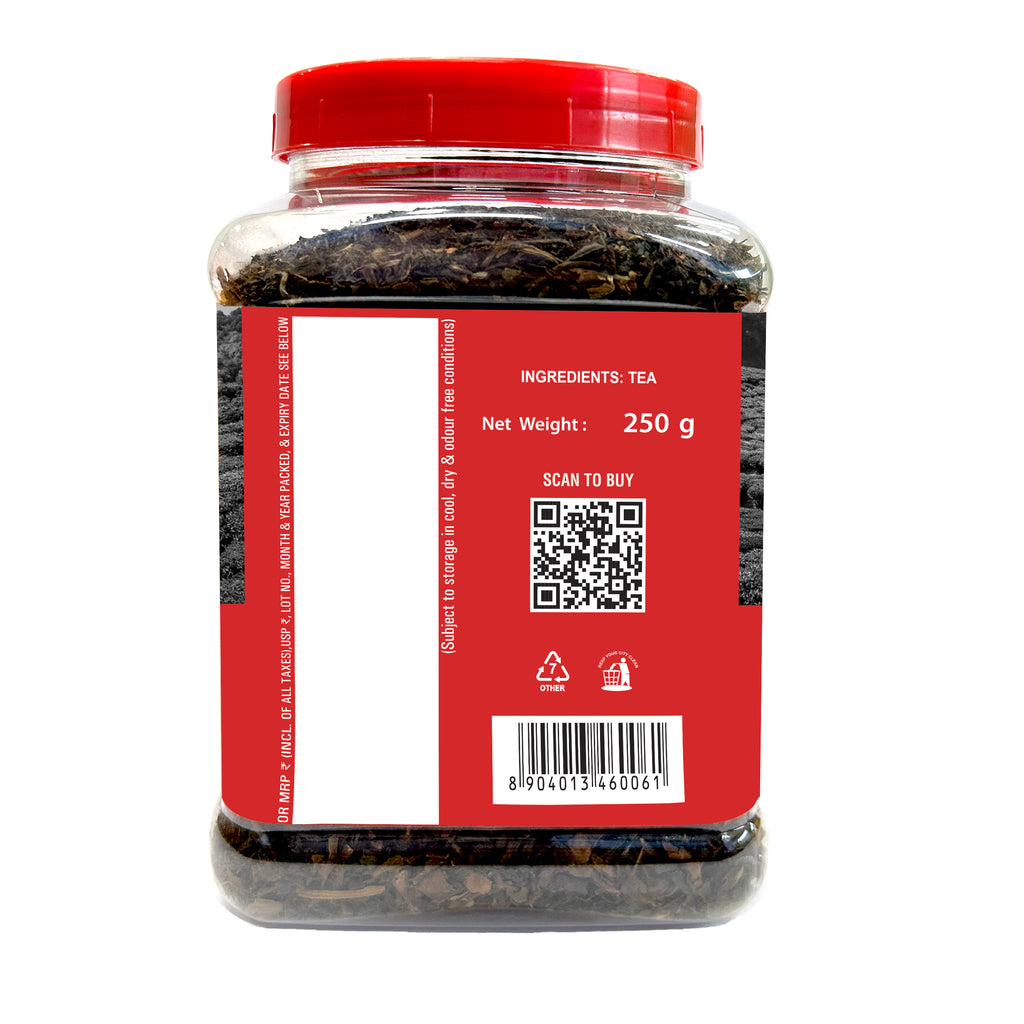 Roasted Darjeeling Tea Jar -250 gm (Pack of 4)