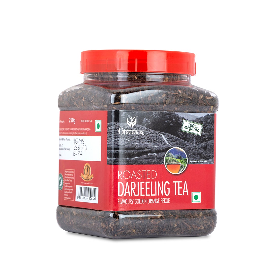 Roasted Organic Darjeeling Tea-250 gm (Pack of 4)