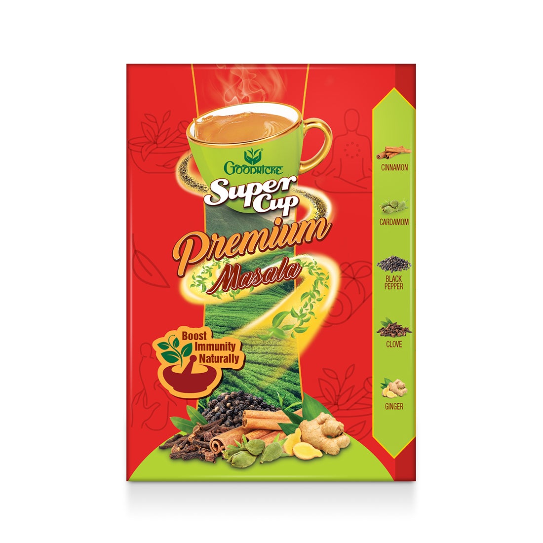Super Cup Premium Masala Tea (Pack of 4)