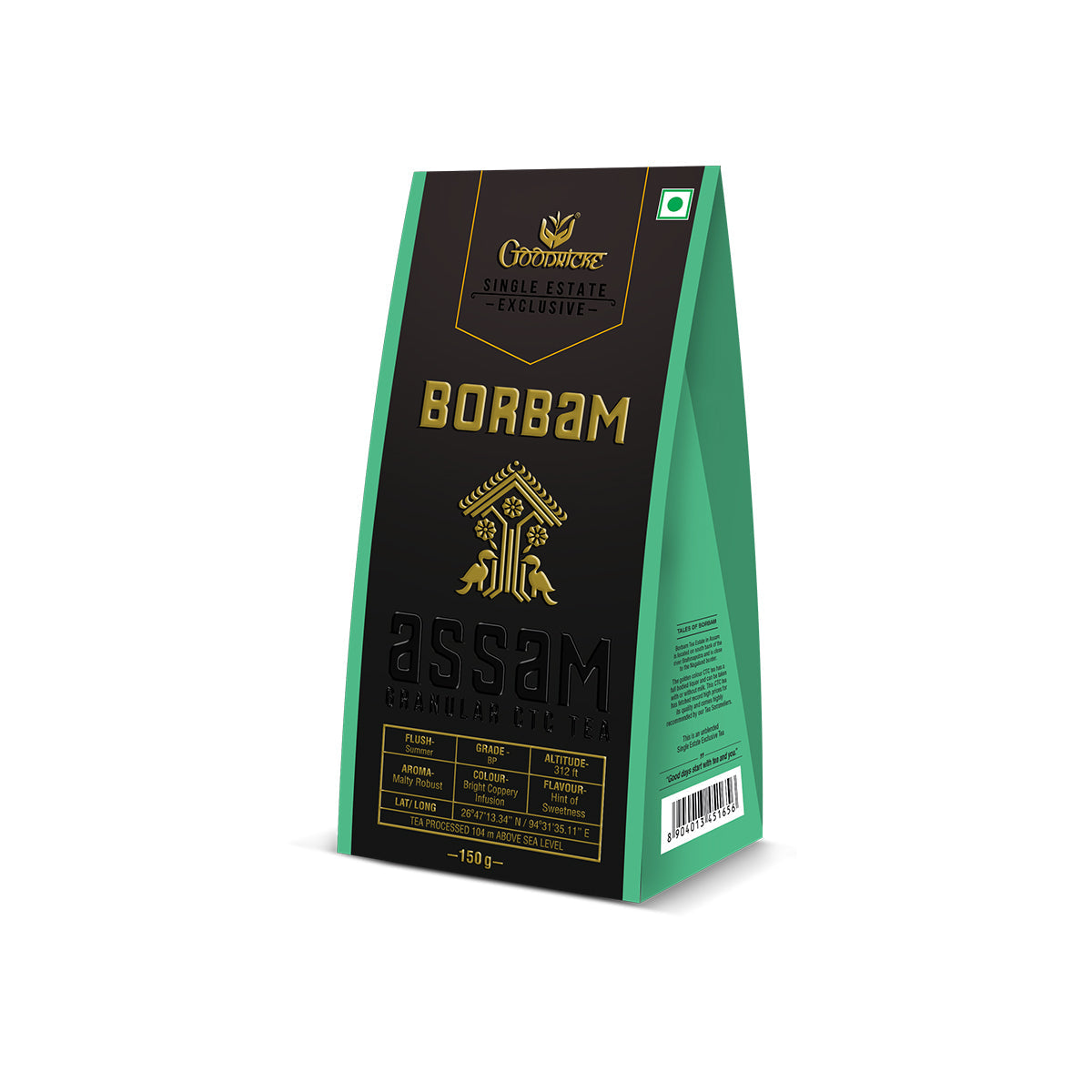 Borbam Single Estate Assam CTC Tea - 150gm (Pack of 3)
